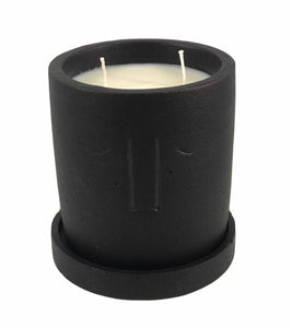 50hrs Large Matt Black Citronella Garden Candles Outdoor Candle Luxdecor6