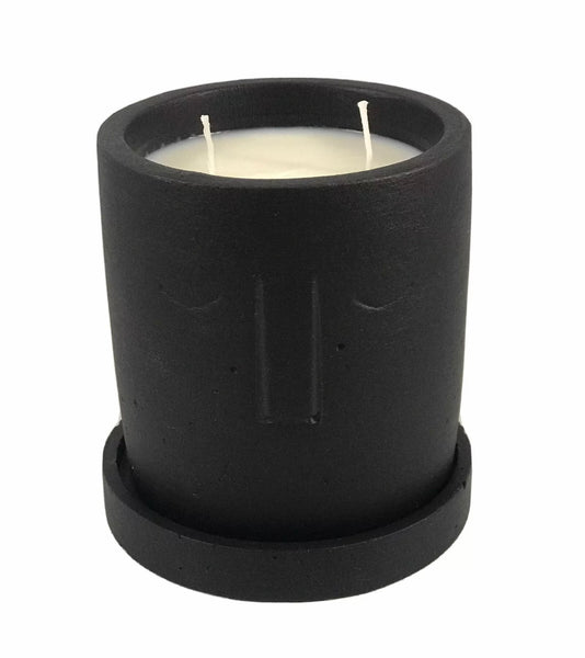 50hrs Large Matt Black Citronella Garden Candles Outdoor Candle Luxdecor6