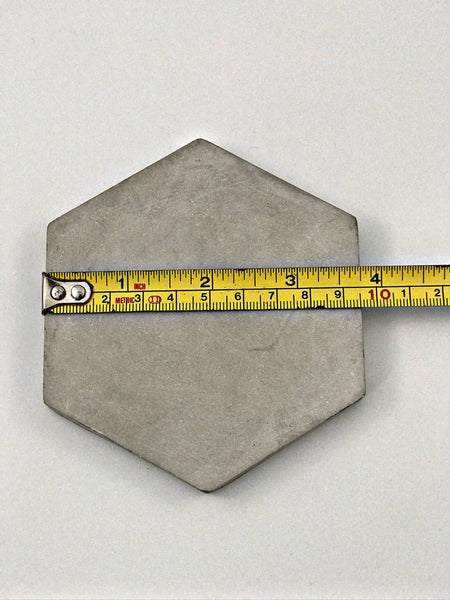 4pcs set Nordic Hexagon Geometric Grey Concrete Coasters UK Free PnP