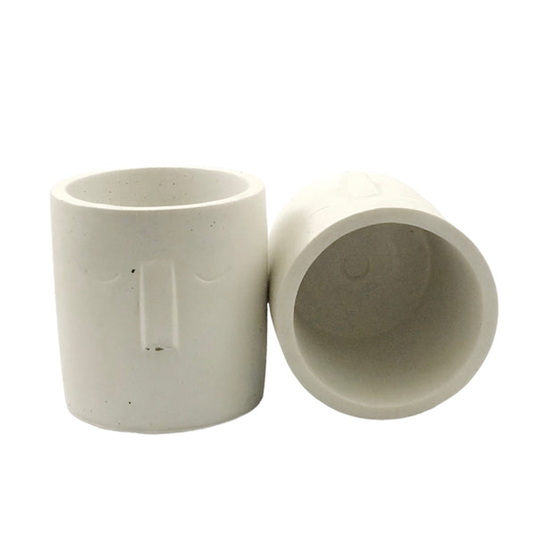 30cl Wholesale Handmade Empty Candle Jars Vessels Nordic White 10z | Luxdecor6