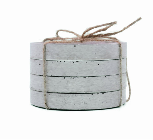 4 Grey Coasters Table Mats Free UK Delivery Handmade Luxdecor6