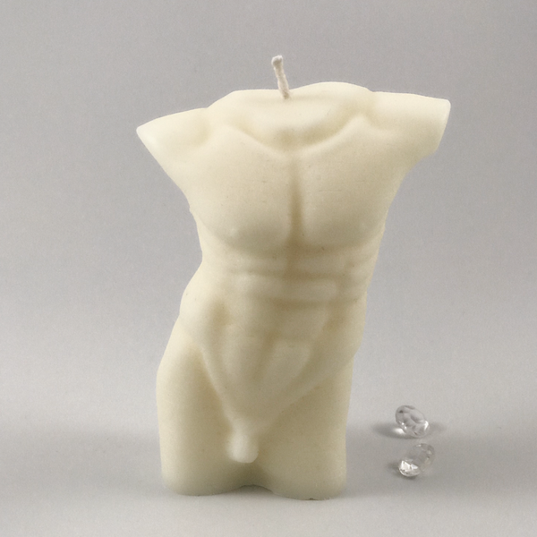 Scented Pillar Candles White Handmade Luxdecor6