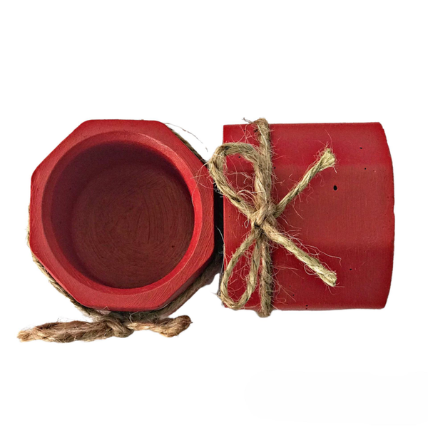 Wholesale Red Empty Candle Jars for Making Candles Bulk Handmade Luxdecor6